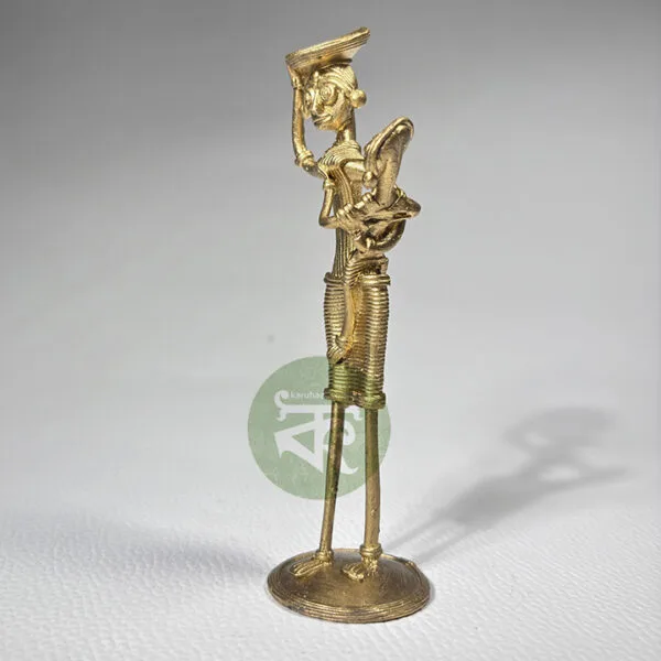 Buy Dokra Mother and Child Figure | Bronze Dhokra Collectible Showpiece