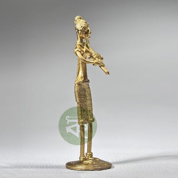 Buy Dokra Woman with Braid | Dokra Female Figure | Dokra Brass Figurines