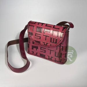 Leather Bag – Deep Purple Stylish Ladies Sling Bag