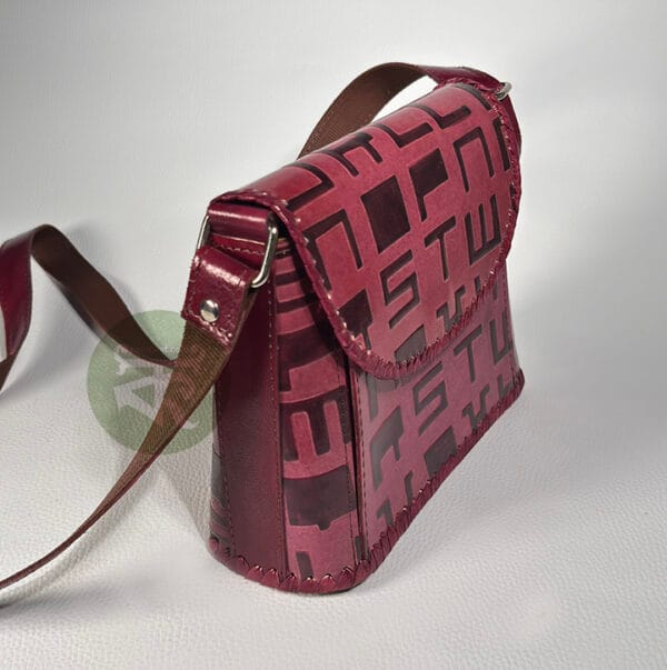 Leather Bag – Deep Purple Stylish Ladies Sling Bag