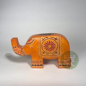 Pure Leather Elephant Piggy Bank Money Box