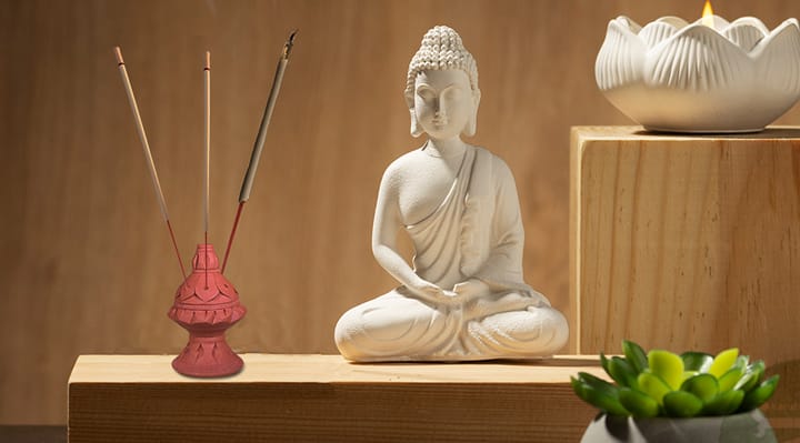 Terracotta Incense Stick Holder