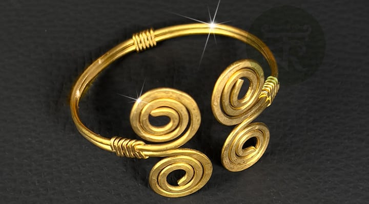 Handcrafted Brass Bracelet for Women