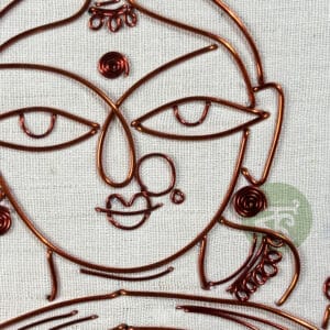 Copper Wire Female Dancer Art