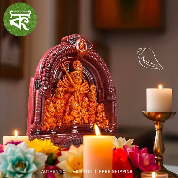 Miniature Durga Idol | Elegant Tabletop Decor