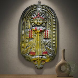 Terracotta wall hanging Durga