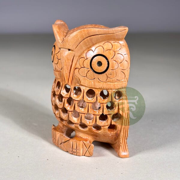 Carved Wooden Owl