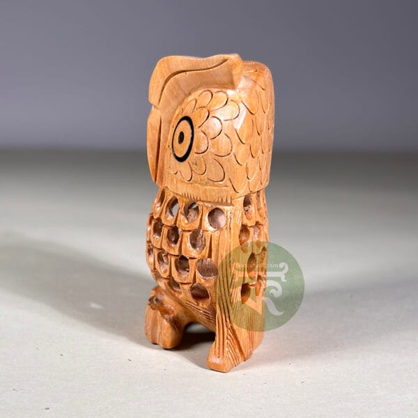 Carved Wooden Owl
