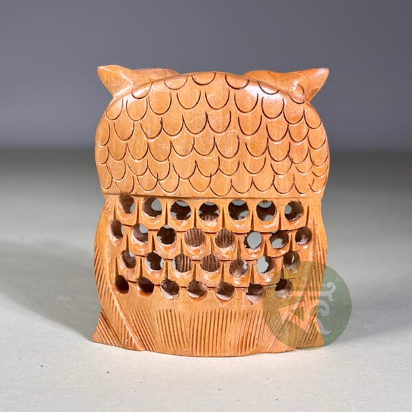 Carved Wooden Owl