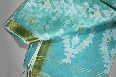 Tissue Linen Sarees
