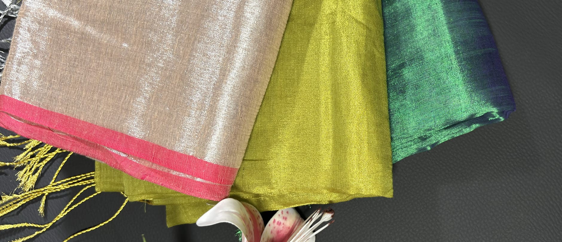 Tissue Linen Saree