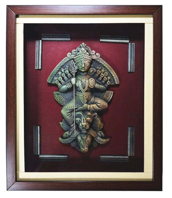 Exquisite Durga Fresco