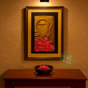 Lotus Buddha fresco