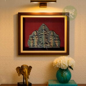 Fresco durga wall hanging