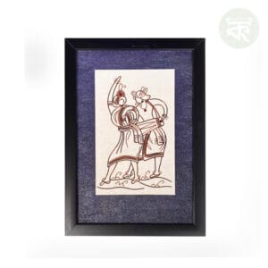 Copper Wire Female Wall Art