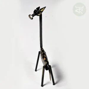 Scrap Metal Giraffe Art Piece