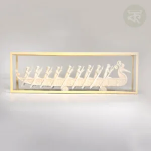 Handcrafted Artistic Shola Pith Peacock Boat