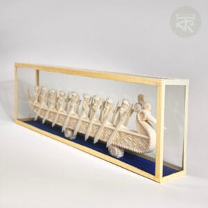 Handcrafted Artistic Shola Pith Peacock Boat