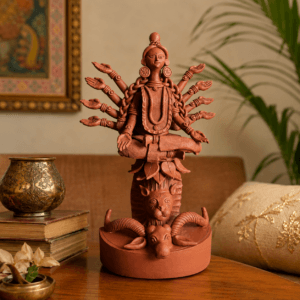 terracotta durga made to order