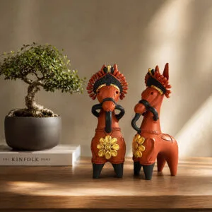 Terracotta-Sarongi-Horse-Small