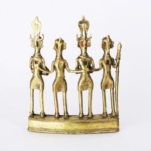 Dokra Tribal Group Dance Sculpture